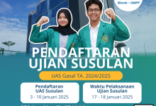 Info Ujian Susulan Gasal Ta.